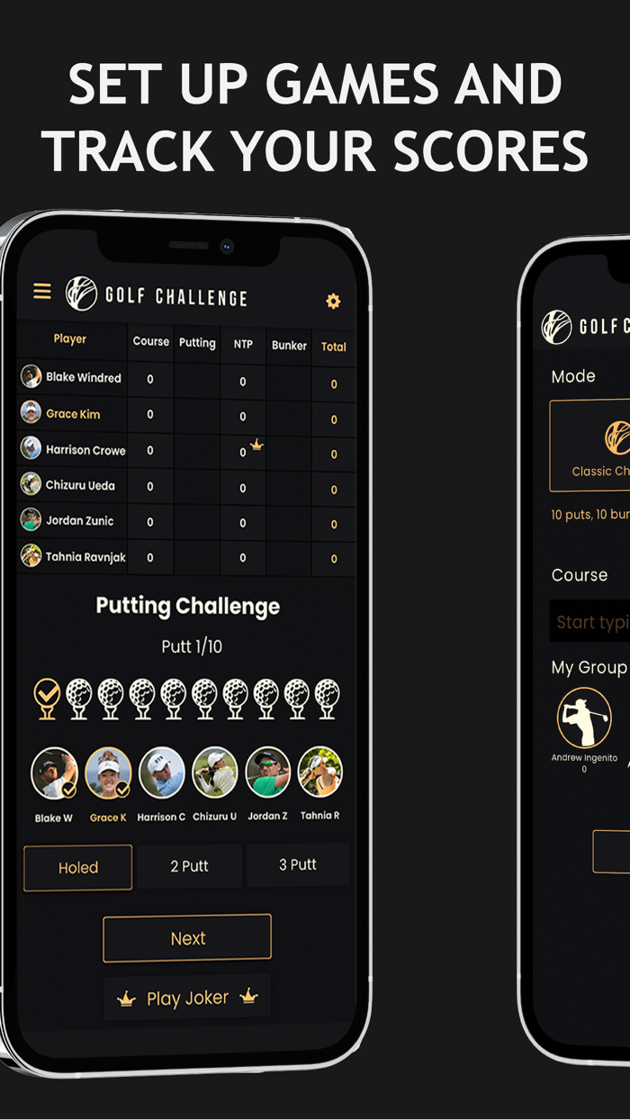 Golf Challenge Scoring