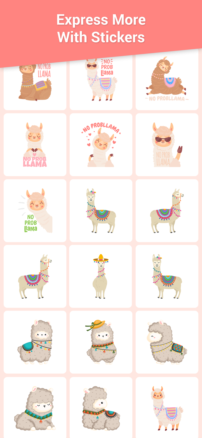 The Art Llama Stickers Pack