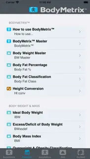 bodymetrix iphone screenshot 2