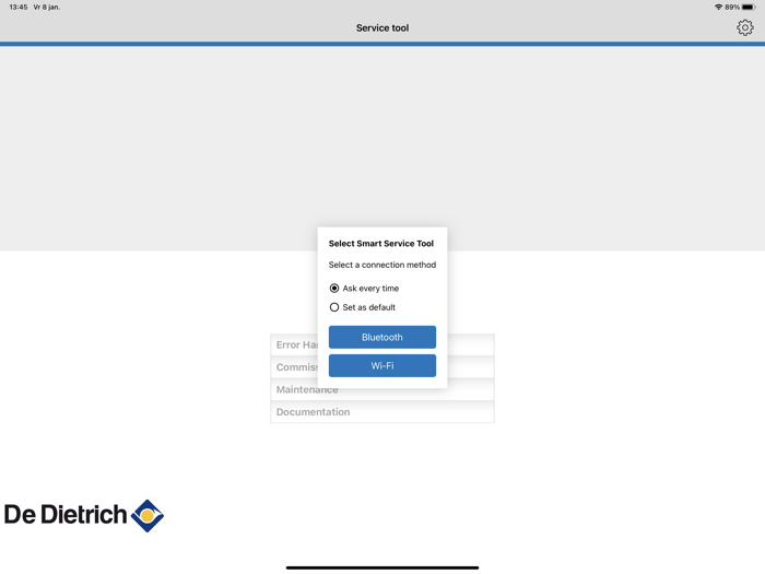 De Dietrich Service Tool