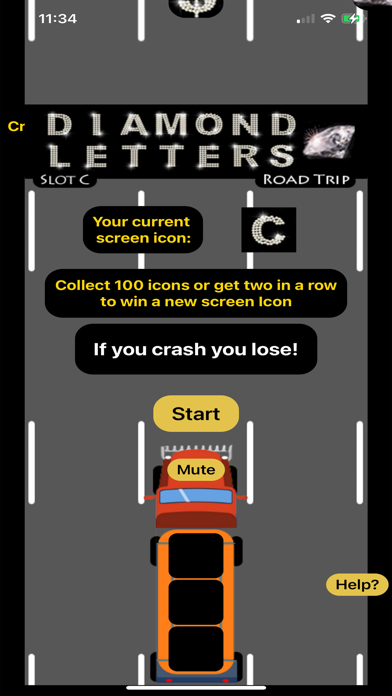 Slot C Diamond Letters Screenshot