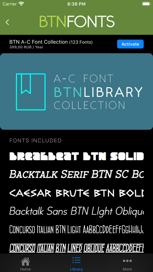 #8. BTN Fonts (iOS) 由: Mister Retro