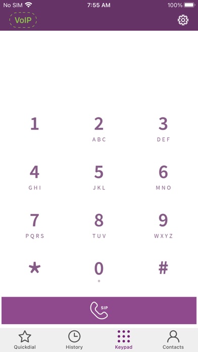 Vocom VoIP Screenshot