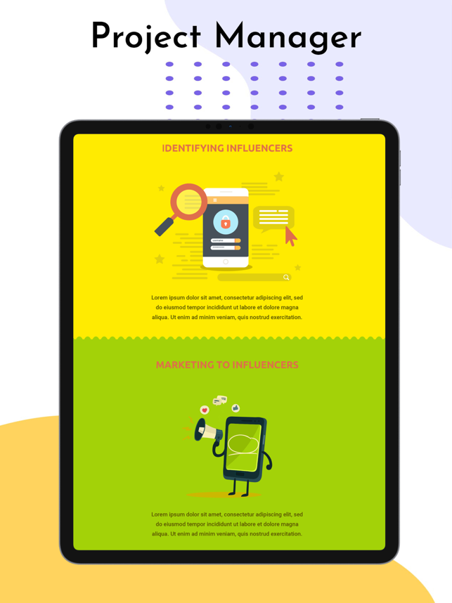 Zrzut ekranu Infografiki i kreatora plakatów