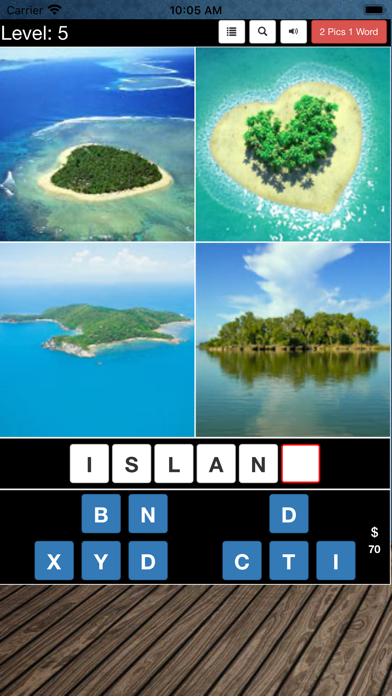 4 Pics 1 Word (Guess) Screenshot