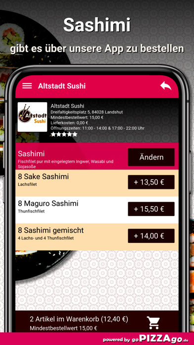 Altstadt Sushi Landshut Screenshot
