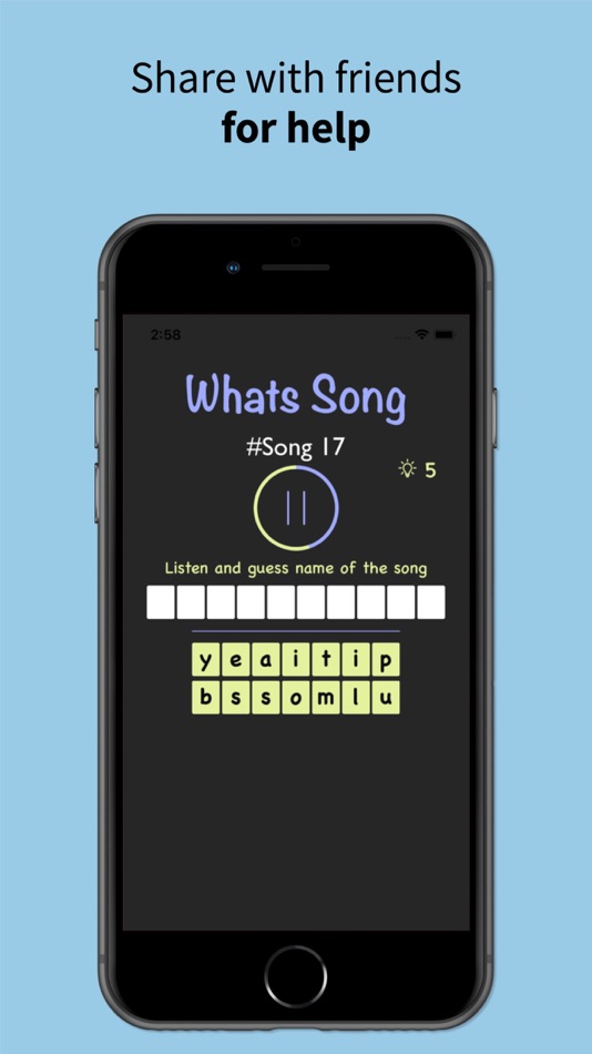 #3. Whats Song -wacky music trivia (iOS) Με: Luan Tran Minh