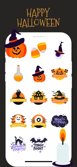 Game screenshot Halloween Stickers!!! apk