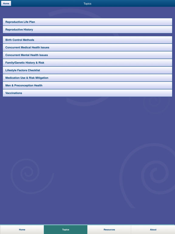Screenshot #6 pour Preconception Care App