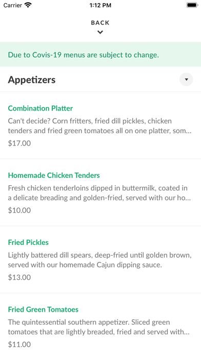 Marlowe's Ribs & Restaurant Screenshot