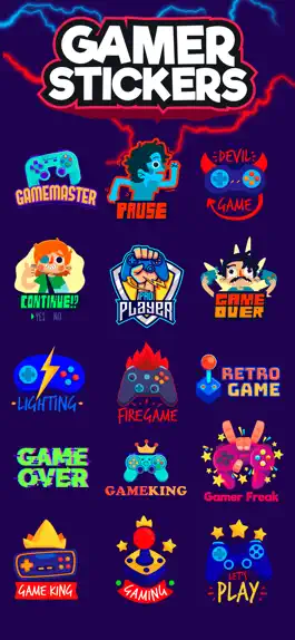 Game screenshot Gamer OP Stickers mod apk