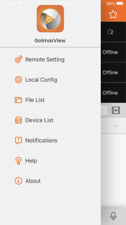 #1. GolmarView (iOS) Podle: Golmar Sistemas de Comunicacion, SA