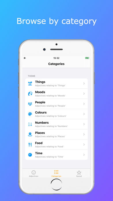 Levantine Arabic Adjectives Screenshot