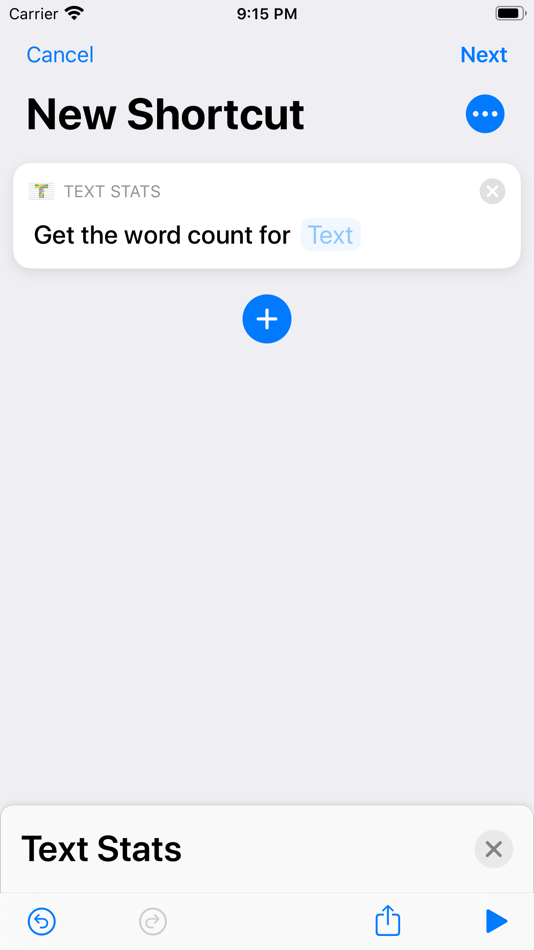 #5. Text Stats (iOS) 来自: (optional.is)