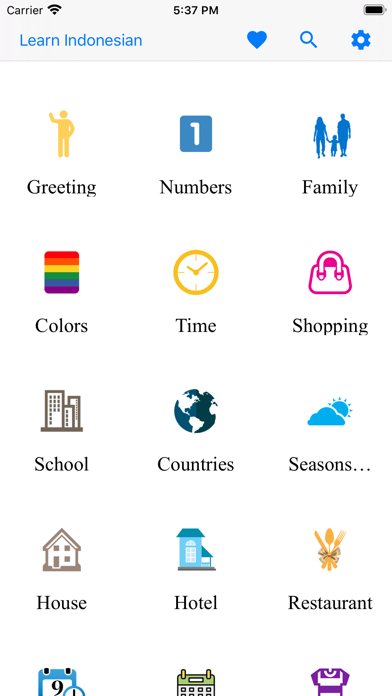 Learn Indonesian Offine Travel Screenshot