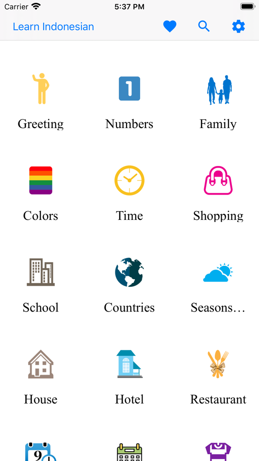 Learn Indonesian Offine Travel - 1.2 - (iOS)