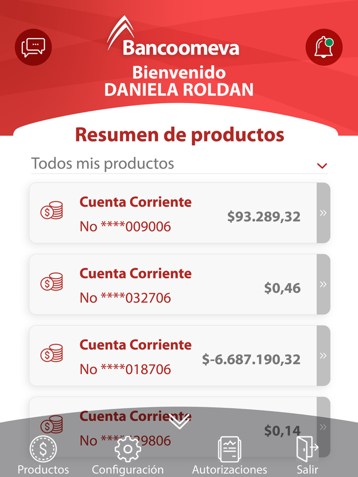 Bancoomeva Móvil Empresas