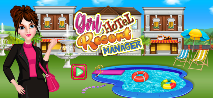 Girl Hotel Resort Manager