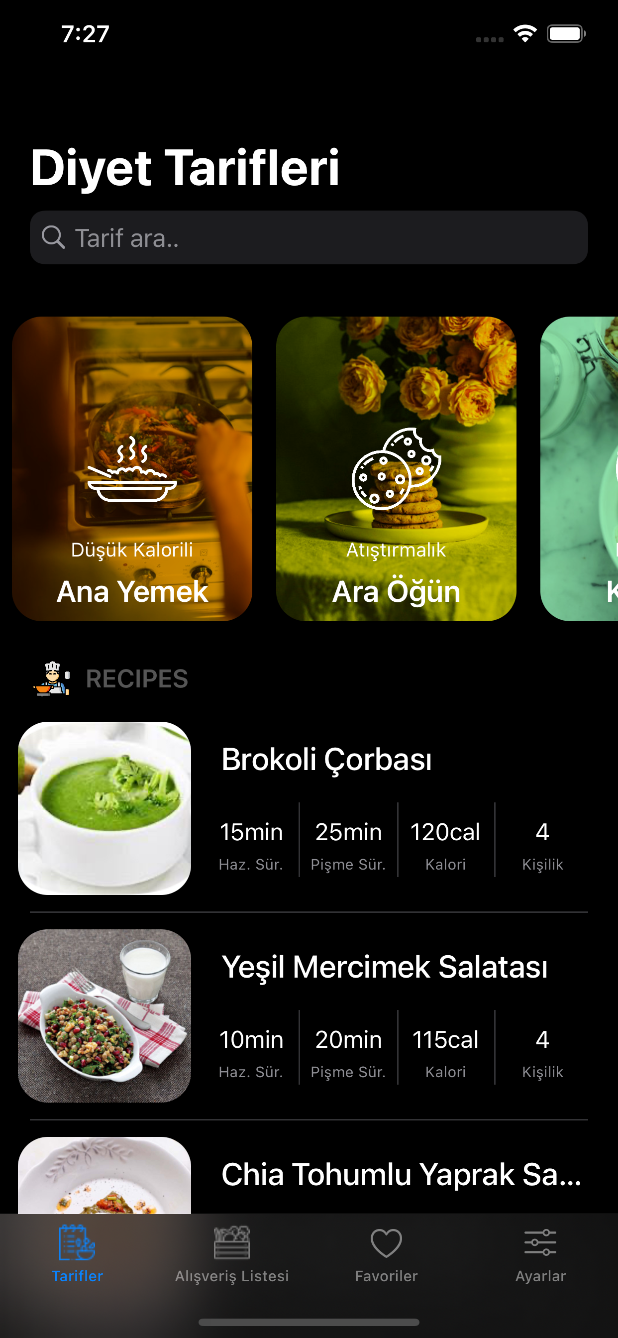 Diyet Tarifleri