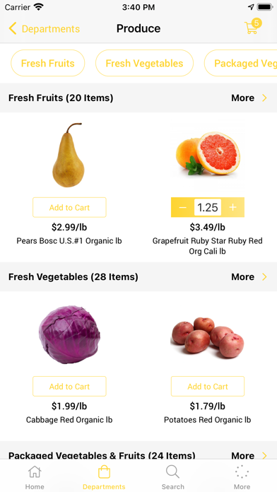 Organic Basic Food Screenshot