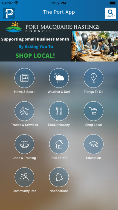 The Port App Screenshot