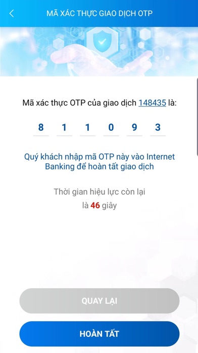 VIETBANK SMARTOTP Screenshot