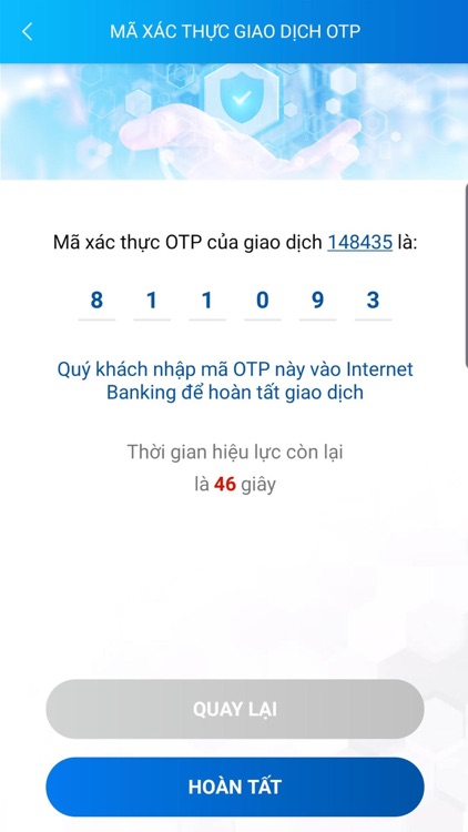 VIETBANK SMARTOTP screenshot-8