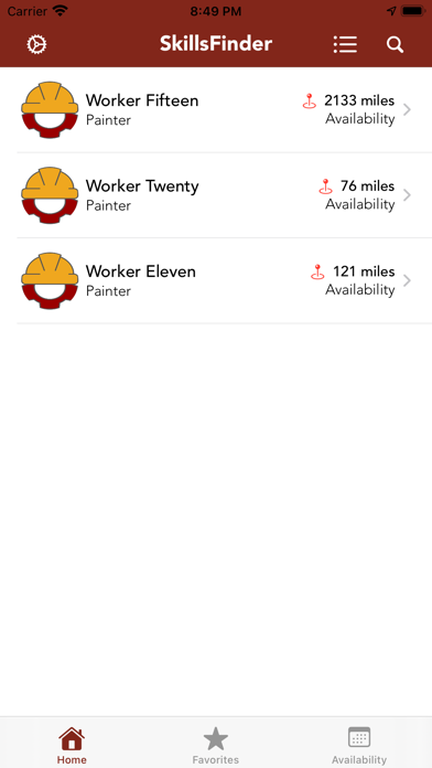 SkillsFinder Screenshot