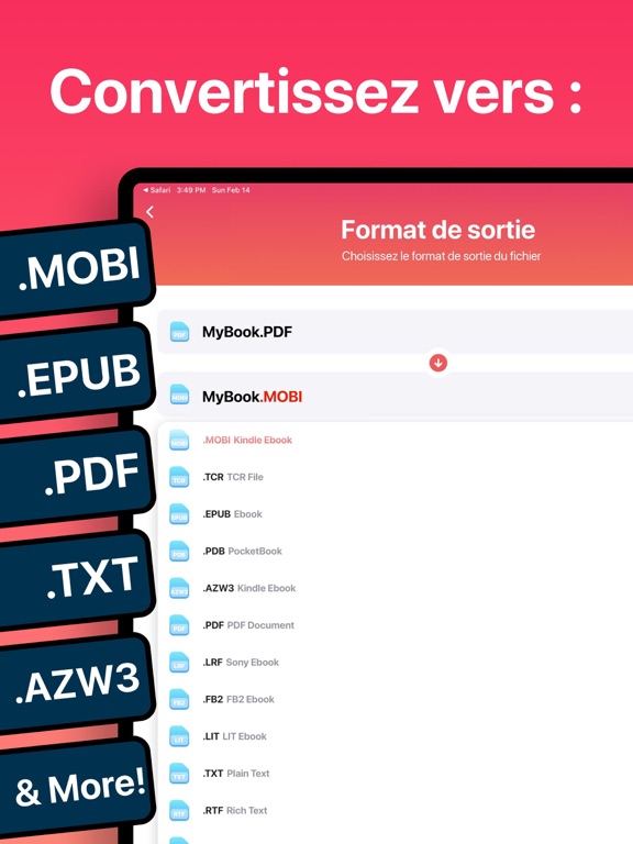 Screenshot #4 pour Convertisseur Ebook