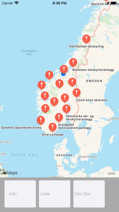 Skiskytterbaner Screenshot