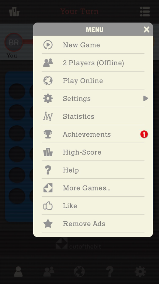 #5. Four In A Row - Classic Games (iOS) Göre: OutOfTheBit Ltd