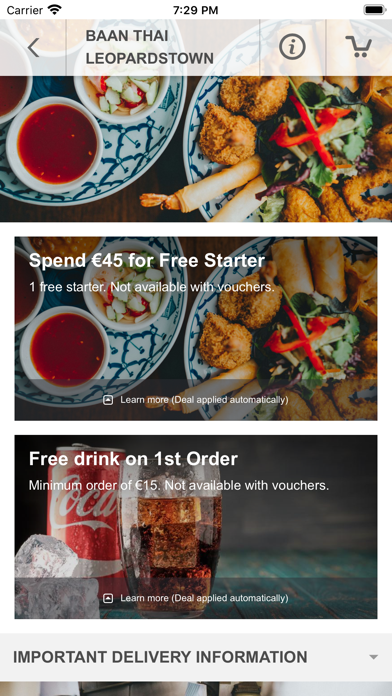 Baan Thai Leopardstown Screenshot