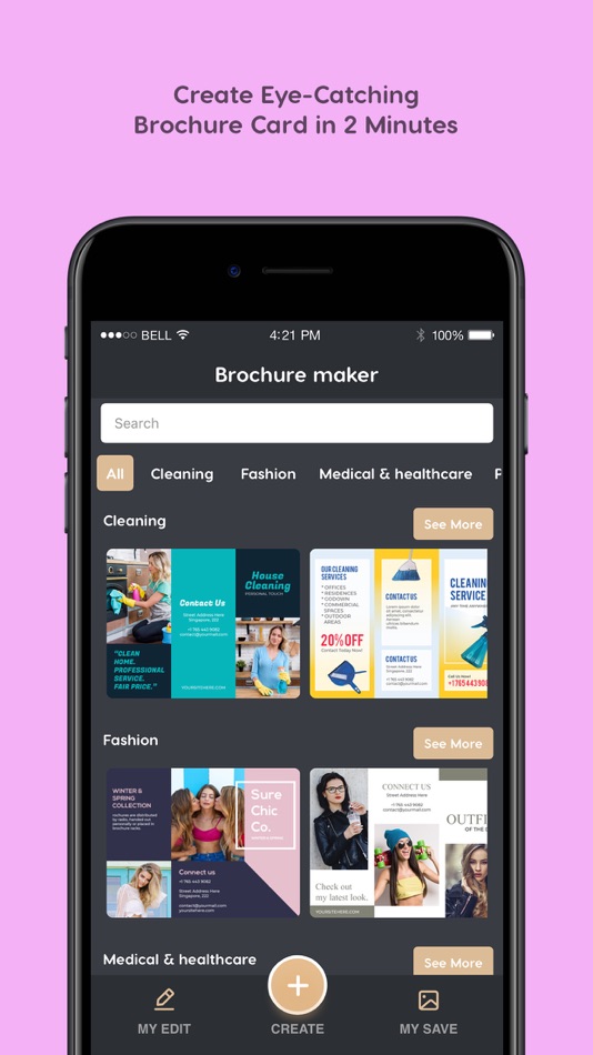 #1. Brochure Maker (iOS) 由: Hiteshkumar Hihoriya