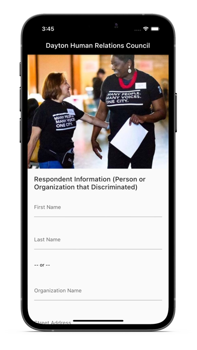 Dayton Human Relations Council Screenshot