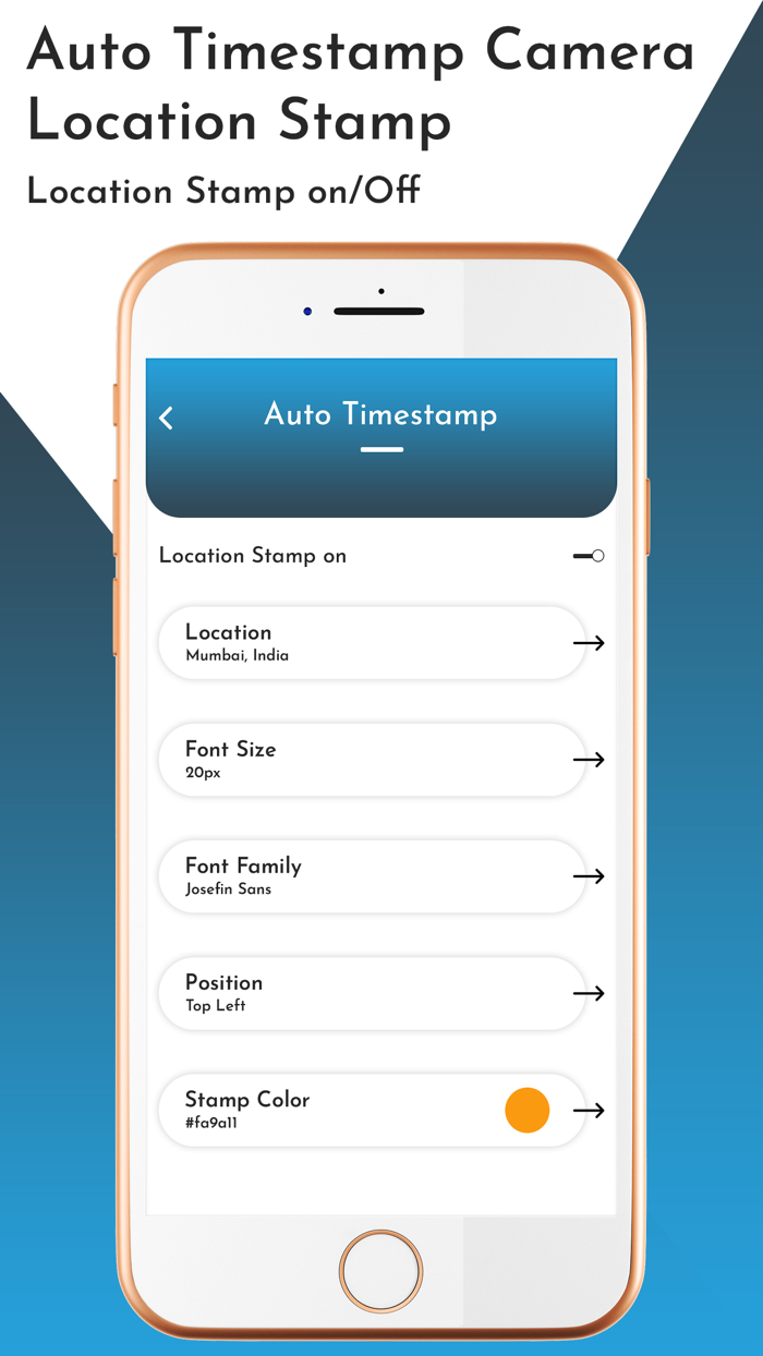 Auto Timestamp Camera