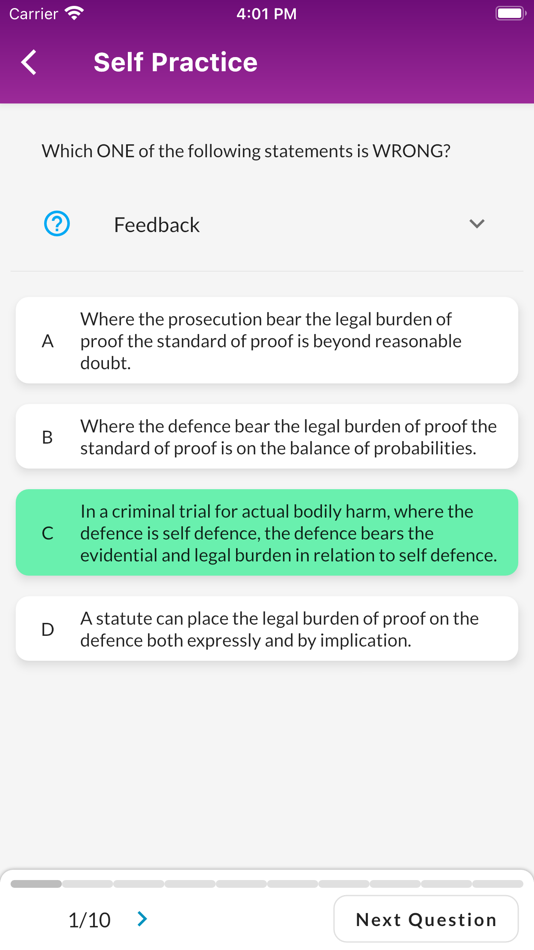 #6. ULaw SQE Revision Questions (iOS) 由: University of Law