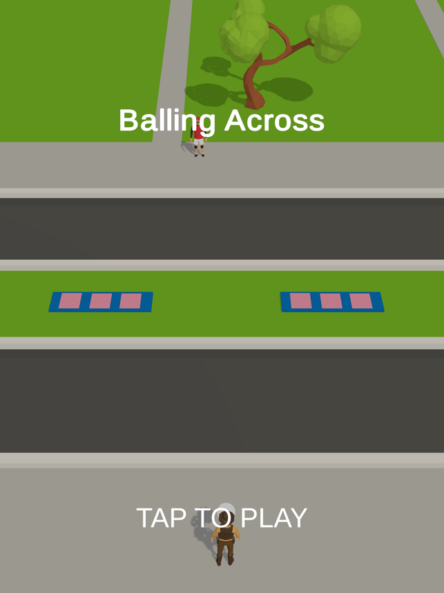 Balling Across, game for IOS