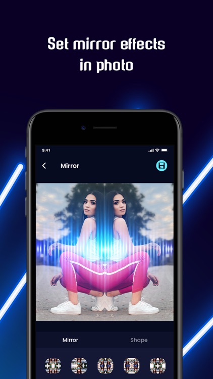 Neon Photo Editor - 3D Spiral screenshot-5
