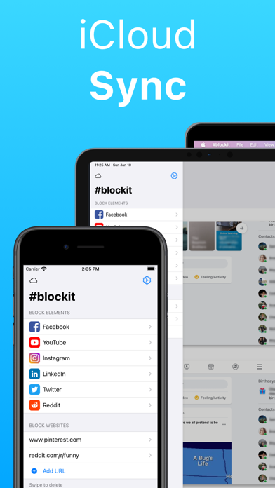 #blockit: Block distractions Screenshot