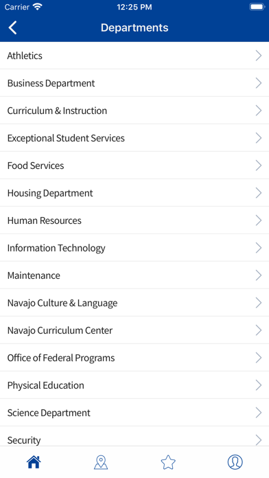 Chinle Unified School District Screenshot