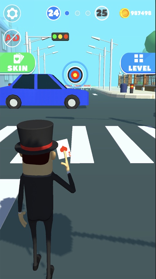 #3. Card Throwing! (iOS) 由: BIGDOG GAMES