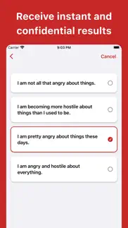 anger test (clinical) iphone screenshot 2