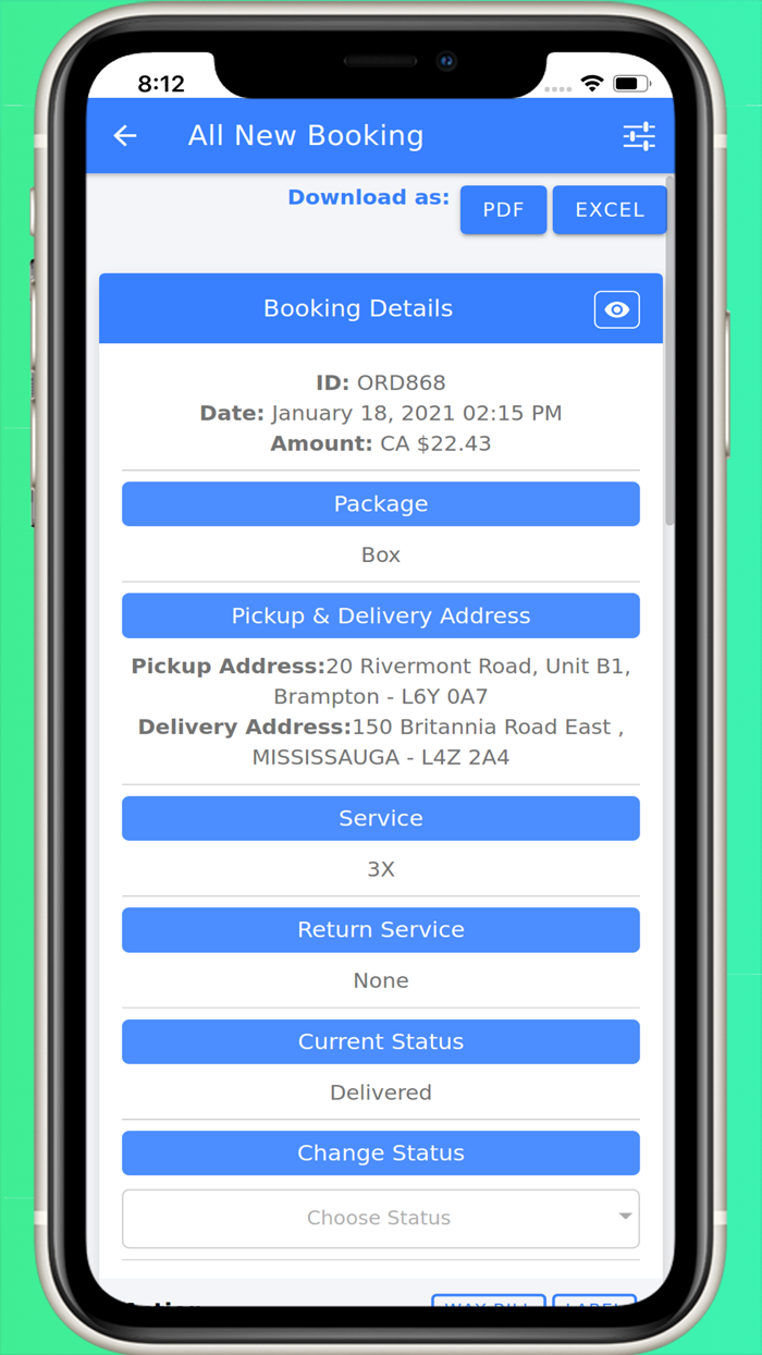 Clearly Express Dispatcher
