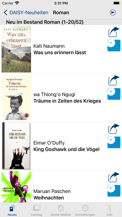 Hörbücherei Screenshot