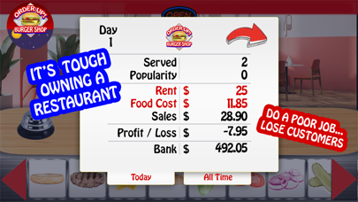 Order Up Burger Shop Screenshot