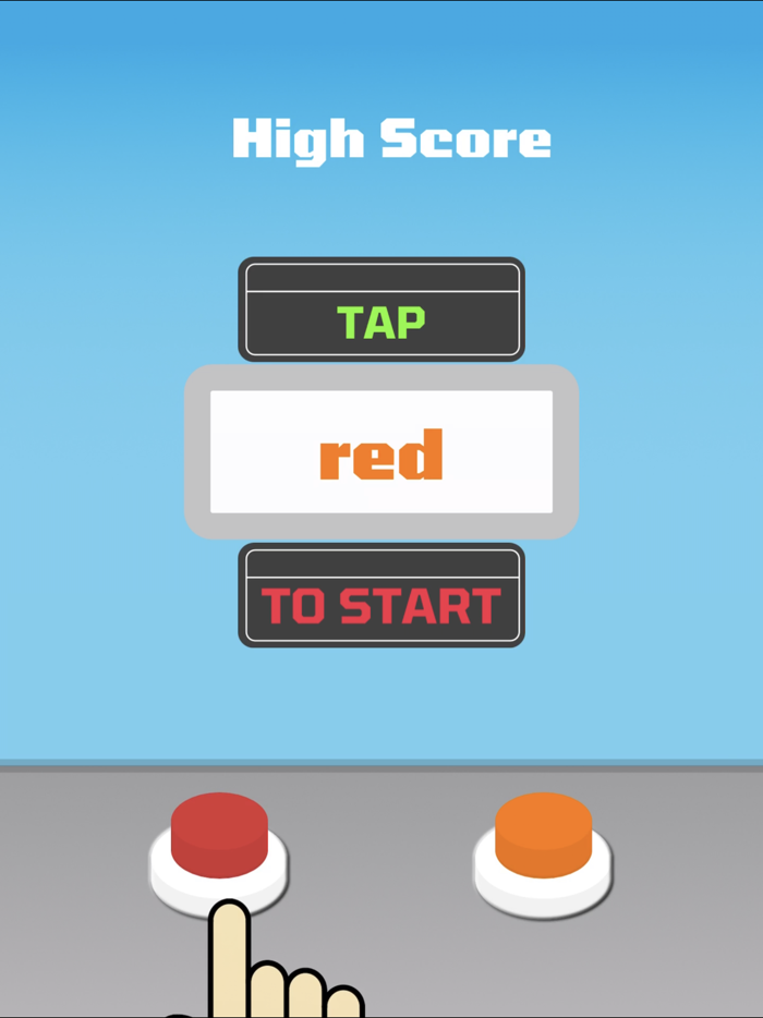 Tap Off - Reverse Stroop Test