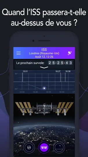 Capture d'écran de Rechercher Des Satellites 3D sur iPhone 3
