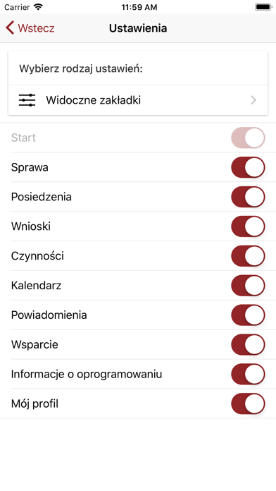 Portal Informacyjny Sądów Screenshot