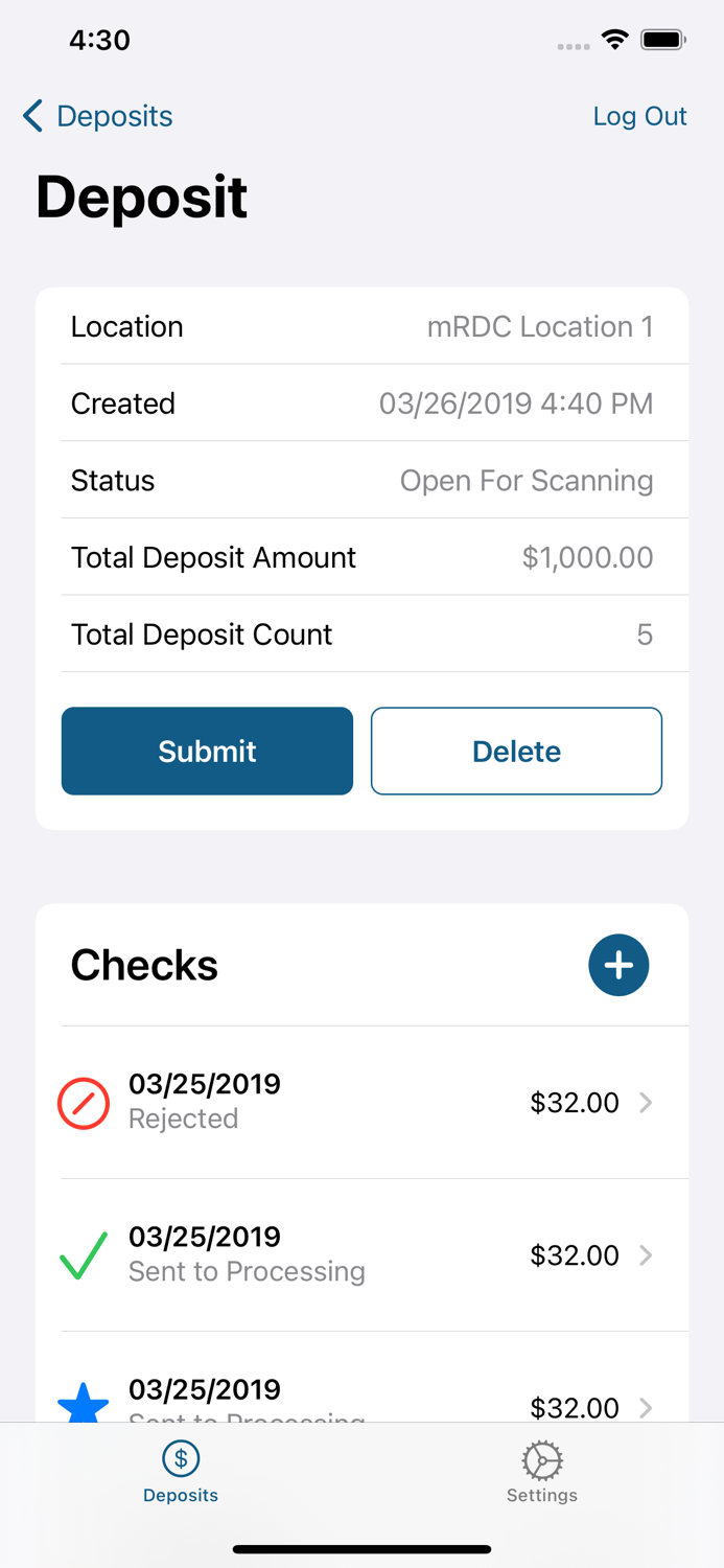 ACU Business Remote Deposit