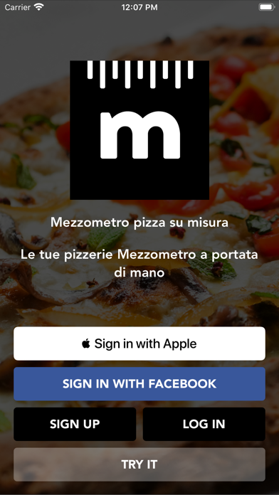 Mezzometro pizza su misura Screenshot
